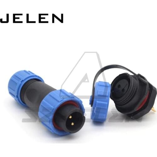 SP13 2Pin Waterproof & Dustproof Aviation Connector,IP68 plug and socket wire connector 2 pin