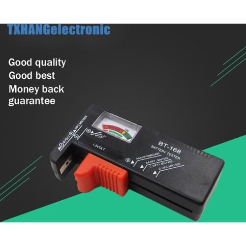 BT-168 AA/AAA/C/D/9V/1.5V batteries Universal Button Cell Battery Colour Coded Meter Indicate Volt Tester diy electronics