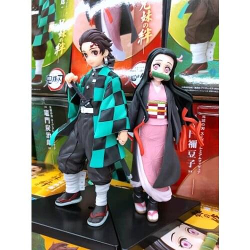 In Stock Original Sega Demon Slayer: Kimetsu No Yaiba Kamado Tanjirou Nezuko Toys Model Figurals Brinquedos Anime Action Figure