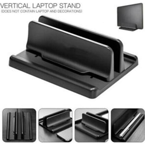 Vertical Laptop Stand Desktop Space Saving Stand Holder for MacBook Pro Notebook, and all other Brand Laptops