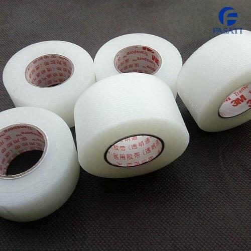 1rolls 2.4cm*9.1m pe taping Hyperentilation 3m medical transparent PE tape double eyelid glue beautiful eyes applique 1527c-1