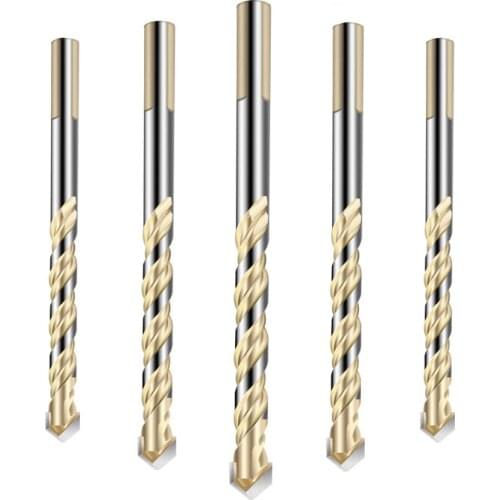 5pcs/7pcs/10pcs high quality alloy drill bits concrete brick stone drill bit set metal drilling power tool accessories