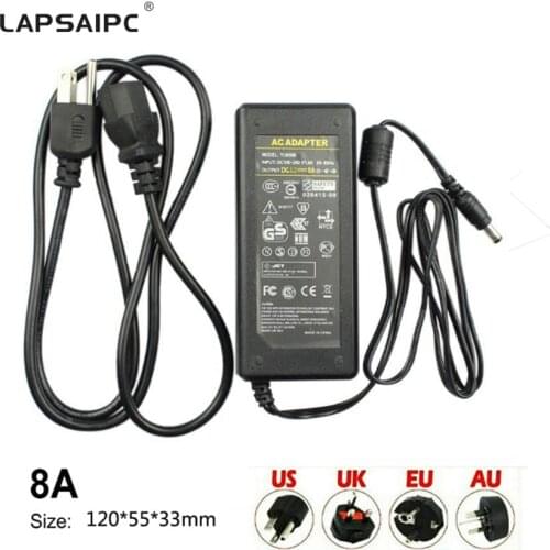 DC adapter 12V 1A 2A 3A 5A 6A 7A 8A 10A Power Supply Led Transformer For 5050 5730 2835 3014 5050 Led Strip Lights power chager