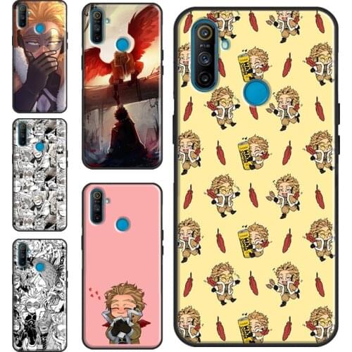 BNHA Hawks Coat Anime For OnePlus 9 8 Pro 7 Nord 9R 8T Case Cover For Realme 8 Pro 7 6 Q3 C3 C11 C15 C21 GT Neo