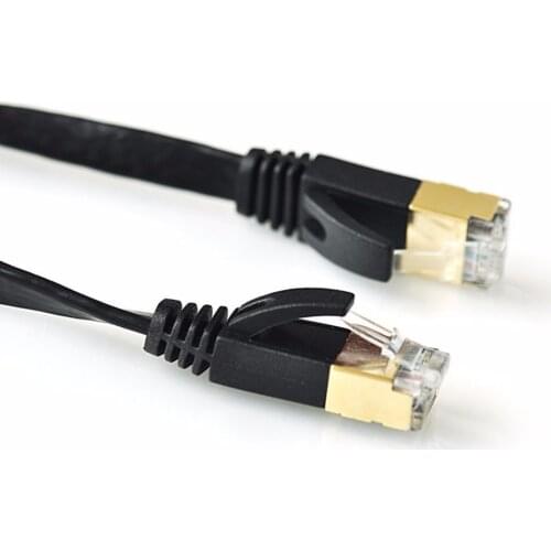 High Standard 1M/2M/3M/5M/10M/15M /20M/30M/CAT7 Flat Ethernet Network Cable RJ45 600MHz Patch Lan Ethernet Cables for PC Laptop
