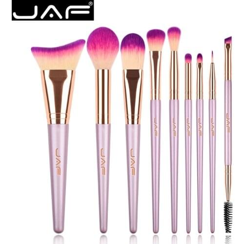 JAF 9pcs Purple Makeup Brush Set J0923SV-Z