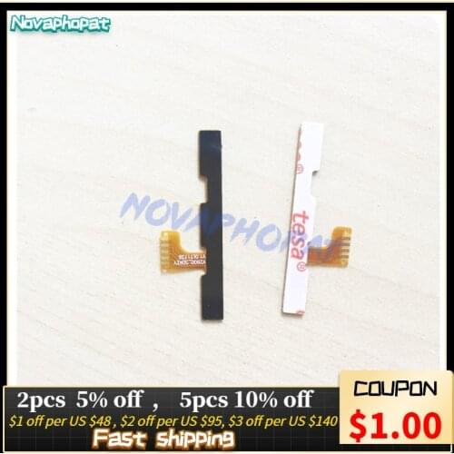 Novaphopat Power On/off Volume Switch Flex For BQ BQ-5035 Velvet BQ 5035 BQS 5035 Side Button Volume Key Flex Cable Board