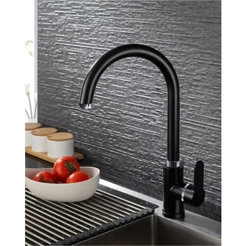 Black Delta Kitchen Sink Faucet