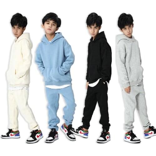 New Arrival Sport Suit for Boys Clothing Set Casual Warm Hoodie Long Sleeve Tops Pant Clothes For Kids Outfits Tracksuit 2 Pcs