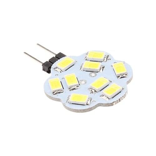 10pcs LED G4 12V 2W 9*SMD5630 180LM Warm White/White LED Lamp Bulb G9 12v Free Shipping