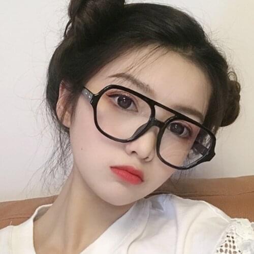 Vintage Clear Mirrors Eyeglasses Frame For Women Men Transparent Square Spectacle Frames Casual Myopia Eyewear Optical Glasses