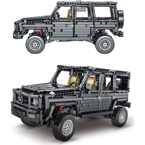 Mercedes-Benzs G63 SUV Off-road Vehicle Model Building Blocks Sports Racing Car Bricks Toys for Boys Birthday Collection Gifts