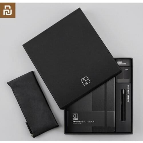 Xiaomi youpin kinbor business suit pen notebook Bookmarks Pencil case Office gift suit Practical high quality best gift