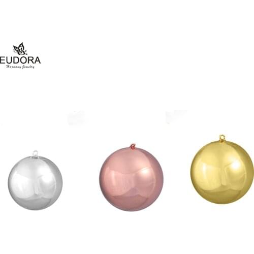 Eudora Harmony Ball Mexican Bola Jewelry 5piece 18mm/20mm Copper Metal Chime Ball Pendant Angle Caller Baby Bola Pendants Gift