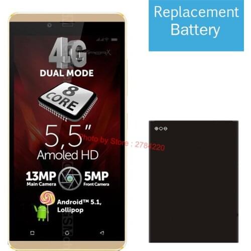 3.85V 100% New Replacement Battery For Allview V2 Viper X Mobile Phone Bateria Batterie Batterij Batteries Acumulator