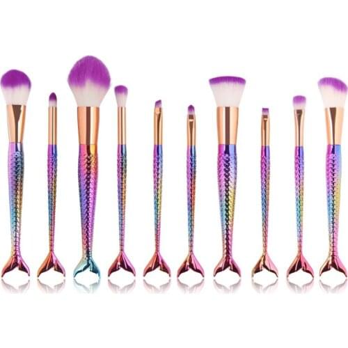 4 Colors 10pcs/set Colorful Make Up Eyebrow Eyeliner Blush Blending Contour Foundation Cosmetic Beauty Makeup Bru