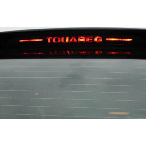 Car accessories For Touareg 2011-2017 Car Brake Lights Decorative Cover Stop Lamp Stickers Modified Carbon fiber Carstyling