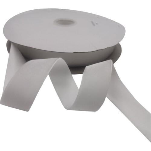 25MM White Color Nylon Single Sided Velvet Ribbon for Wedding Decoration Gift Wrapping DIY Hair Bowknot Sewing 25yards Roll