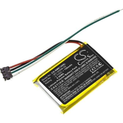 CS 150mAh / 0.56Wh battery for Garmin 3LA037240, Edge 130 361-00086-02