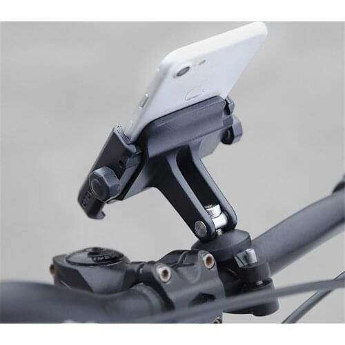 Bike Bicycle Motorcycle Handlebar Mount Stand Holder for iPhone 8 Samsung 4-7Inch Cell Phone 360 Degrees Rotation Phone Cradle