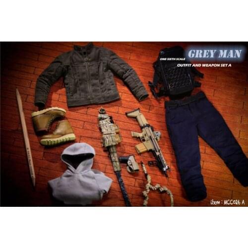 MCC026 1/6 Scale Trend Soldier A B Clothing Weapon Action Figure Model 12'' Full Set Action Figure Toy Collectible Gift Souvenir