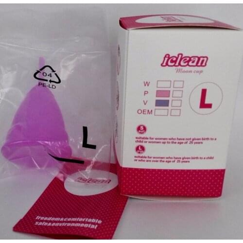 Menstrual Cup Medical Grade Silicone Menstrual Lady Menstrual Copa Reusable Menstruation Cup Feminine Hygiene Products
