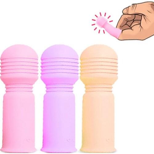 Mini Finger Vibrator G Spot Dildo Clit Vibrators Of Women Erotic Toys Sex Products Electro Sex Toys for Woman ZD0082