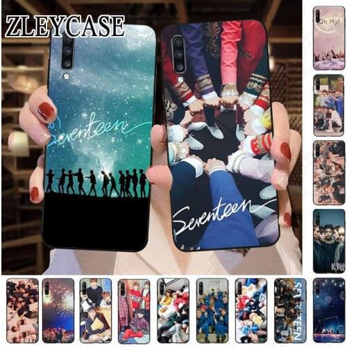 Seventeen Korea Kpop Soft Phone Cover For Samsung Galaxy A50 A10 A20 A20E A20S A30S A40 A51 A70 A30 A6 A7 A8 Mobile Cases