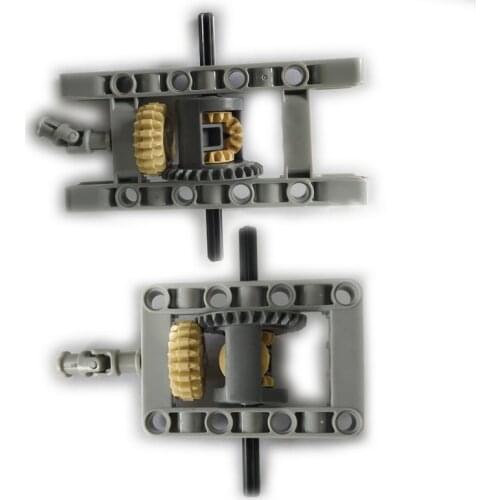10Pcs/Set MOC Technic Differential gear Box kit (gears, pins, axles, connectors) Pack Bulk Parts DIY Toys Compatible with logoes