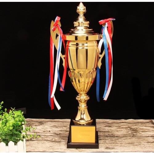 Customizable large commercial covered metal trophy trophy football basketball trophy medal souvenir universal trophy