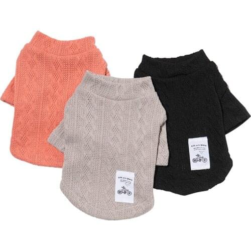 Pet Dog Clothes New Warm and Thick Cat and Dog Sweater for Autumn and Winter, Small Medium Sized Teddy Bear Corgi Pet Clothes