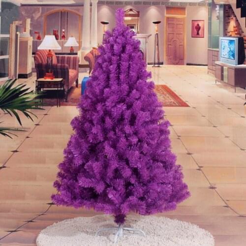Christmas tree 1.5 m / 150CM encryption purple Christmas tree shopping malls hotels decorative items