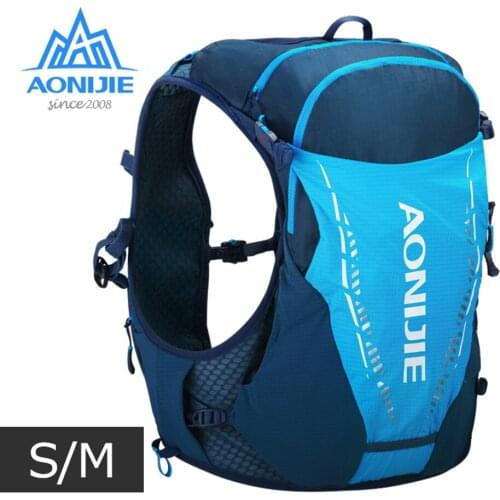 AONIJIE C9103 S/M Size Ultra Vest 10L Hydration Backpack Pack Bag With 2pcs 420ml Soft Water Flask Hiking Trail Running Marathon