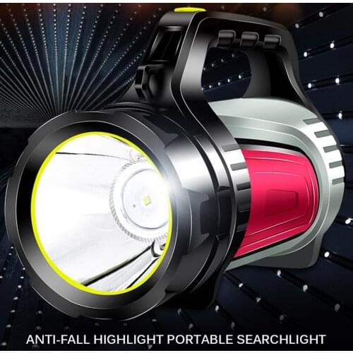 Super Bright Powerful USB LED flashlight Searching Torches Light Lamp Hand Camping Lantern for Hunting Camping Hiking Caving