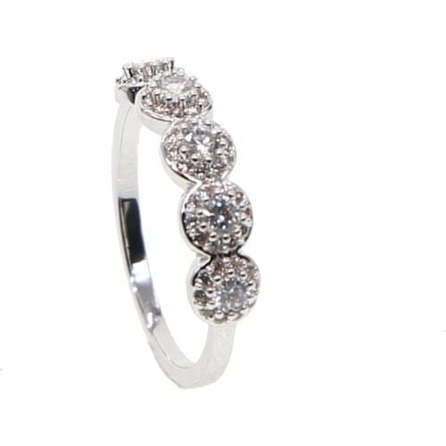 High quality CZ Rings Female Ring Newest White Zirconia Wedding Engagement Rings For Women