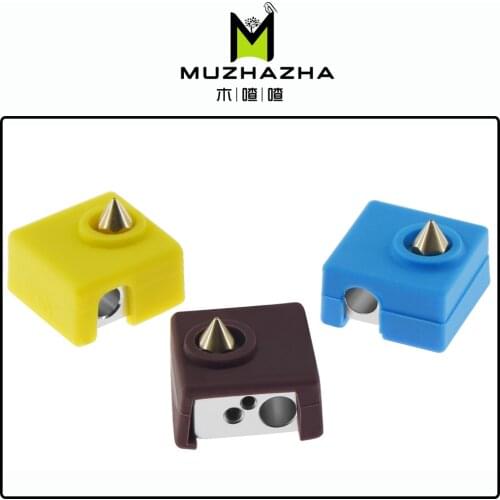 3D Printer MK8 Protective Silicone Sock Cover Case for Heater Block of Creality CR10 CR-10S S4 S5 Anet A8 MK7/MK8/MK9 Hotend