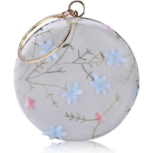 2020 women lace evening clutch luxury diamond handel banquet bags wedding dinner purse drop shipping M1354