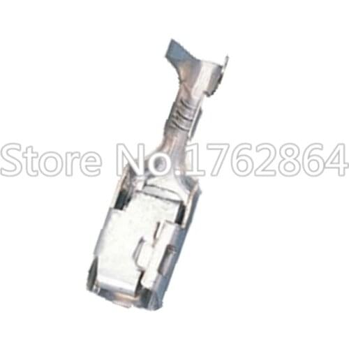 100 PCS 4.8 series Automotive Connector Terminals Terminals Copper Terminal Insert Pin Reed DJ627-4.8X0.8B