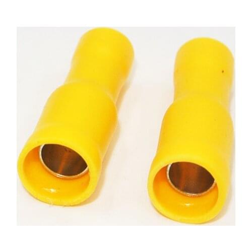 Wholesale1000x Yellow 12-10 GAUGE FEMALE BULLET WIRE CONNECTORS SPADES TERMINALS