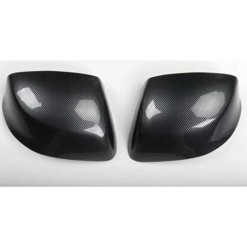 For Honda Civic 2012-2014 2PCS Car Rearview Side Mirror Cover Trim Carbon Fiber ABS Chrome Car Styling Auto Accessories