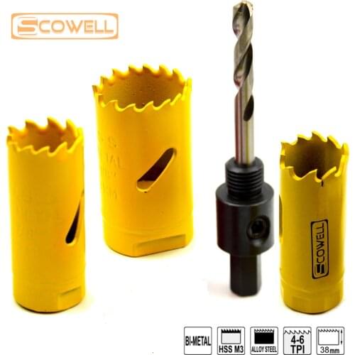 35% OFF 7PCS In Bulk HSS Bi-metal M3 Hole Saw sets,20mm-29mm holesaw cutter kit, Metalworking saw sets for hole cutter