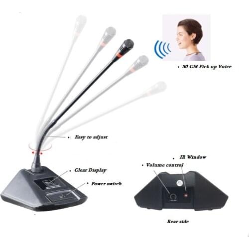 8800 Gooseneck Conference Microphone For wireless microphone system
