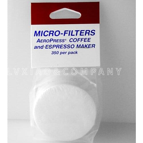Aeropress Micro-filters 2.48in/63mm Professional Round Filter Paper 350Pcs Espresso Coffee Maker Ice Drip Kitchen Tools