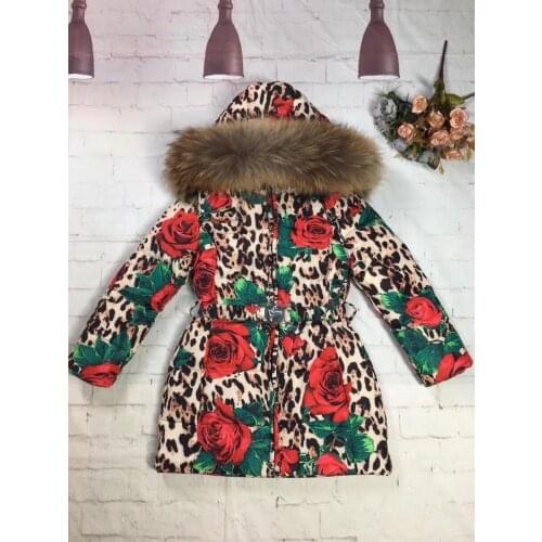 Child down parka girl 95cm-145 2019 winter down jacket childrens jackets girl down jackets child long thicken outerwear boy