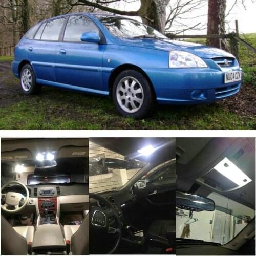 Interior Led lights For 2004 Kia Amanti Magentis Optima Spectra Sedona Rio Sorento Dome Light Map Light License plate light