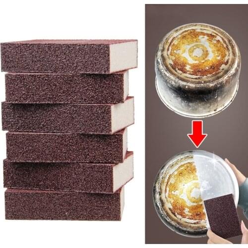 Sponge Carborundum Brush Kitchen Pots Dish Stoves Plate Washing Home Rust Removing Cleaner Stain Removal Cleaning Tools