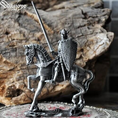 Classical European medieval Templar warrior tin soldier Home Furnishing ornaments jewelry crafts men novelty gift