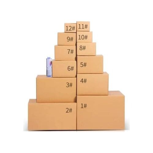 10pcs/lot 3 Corrugated Paper Box Aircraft Carton Gift Packing Box T-shirt Package Hard
