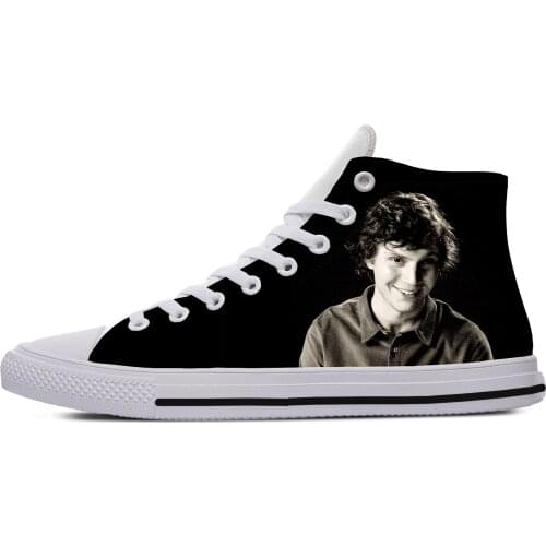 2019 hot fashion 3D Evan Peters High Sneakers for men/women high quality 3D printing handiness casual shoes
