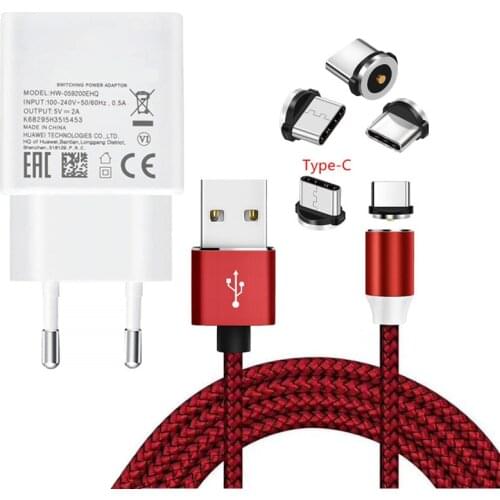 Magnetic Type C USB Magnet Charge Cable HTC U19e U11 LG G6 ZTE Axon 7 10 For Huawei P20 lite Honor 20 30 P Smart Z Phone charger